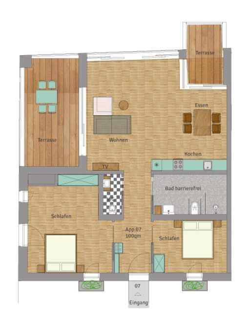 Z1-Das Haus Zwenkau Bagian luar foto